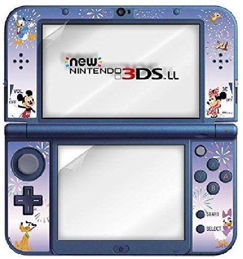 Newニンテンドー3DS LL専用液晶保護フィルム デコレーションシール付