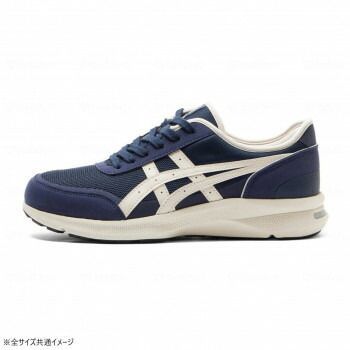 アシックス商事 ウェルネスウォーカー 1291A056 ネイビーブルー×ライトベージ 28.0cm 1291A056 252546