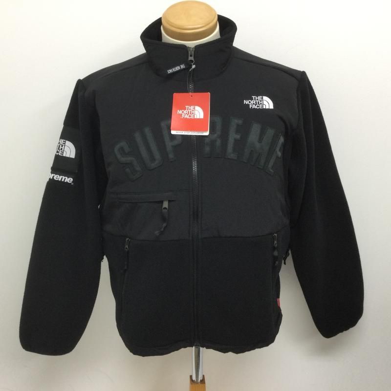 Supreme×THE NORTH FACE シュプリーム×ノースフェイス ジャケット、上着 ジャンパー、ブルゾン NA119031 Arc Logo  Denali Fleece Jacket アーチロゴ デナリ フリースジャケット オールブラック ゴールド - メルカリ