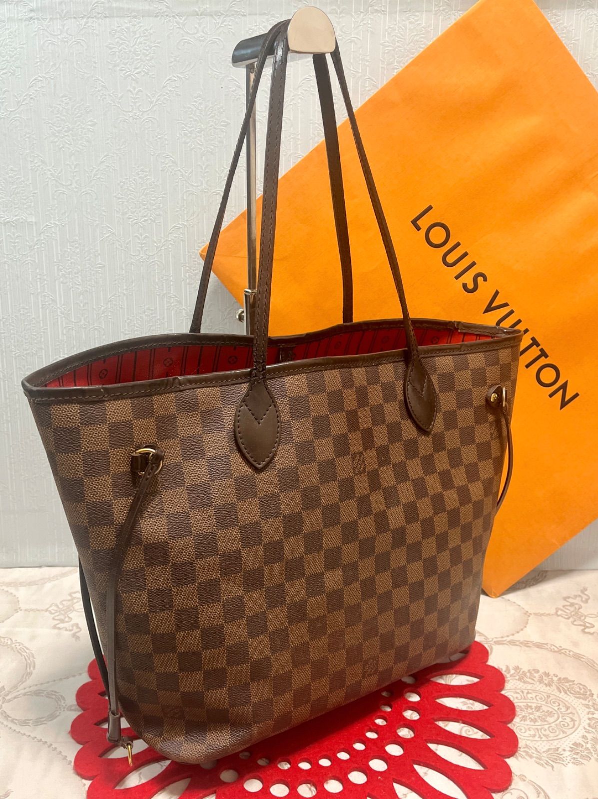 極上美品 LOUIS VUITTON ルイヴィトン ネヴァーフル MM ダミエ
