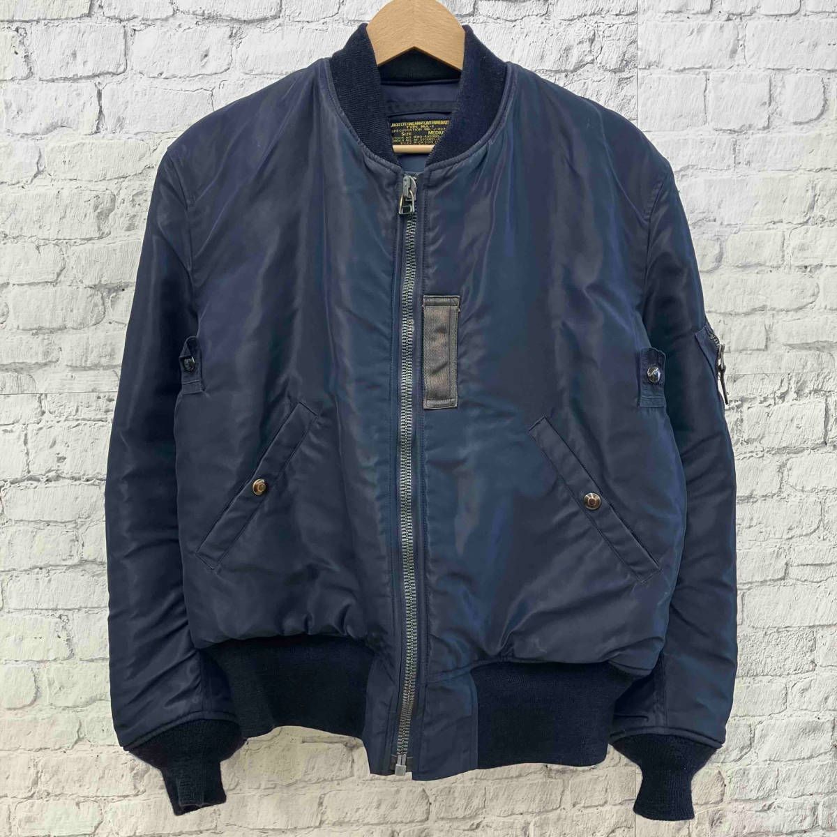 BUZZ RICKSON'S BEAMS TYPE MA-1 FLIGHT JACKET NAVY バズリクソンズ ビームス MA-1  フライトジャケット BR10981BM サイズM - メルカリ