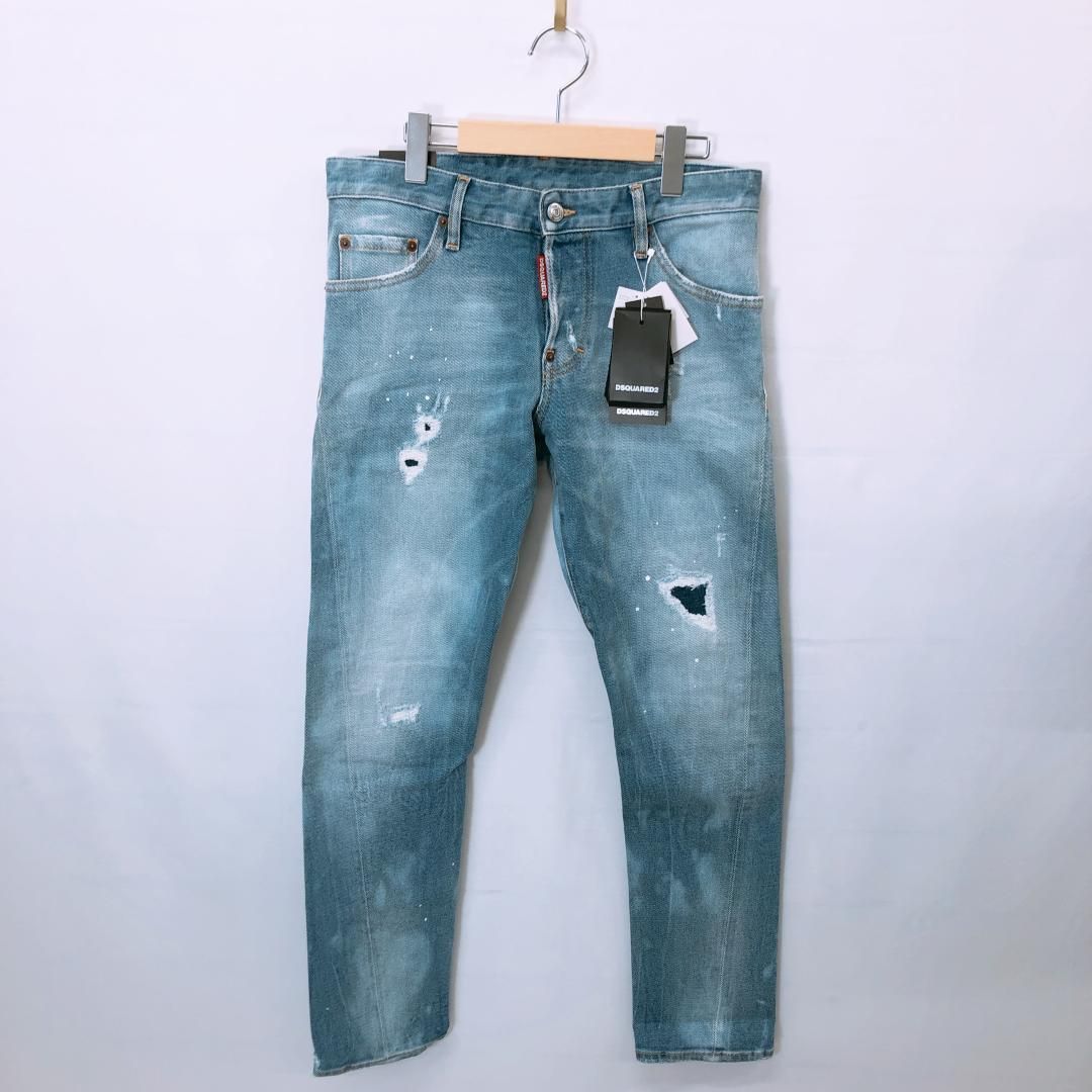 04830】新品 未使用 DSQUARED2 ディースクエアード デニムパンツ 44