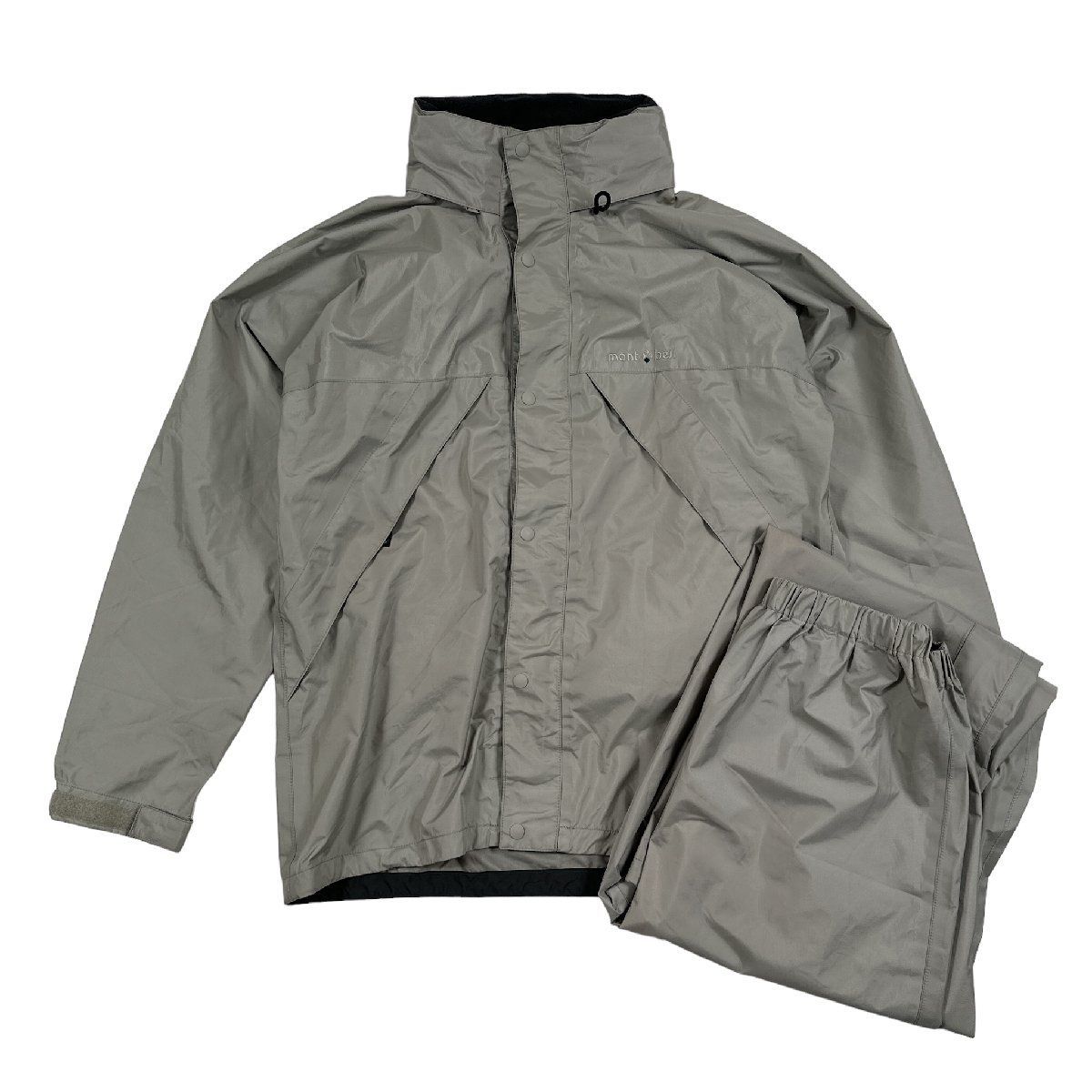 mont-bell モンベル ジャージセットアップ フルジップ ベージュ系 