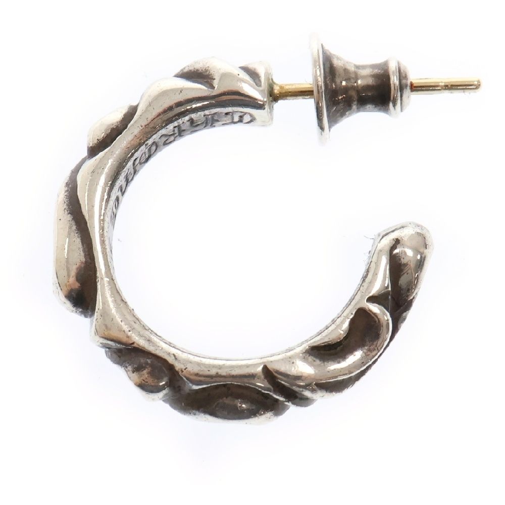 CHROME HEARTS (クロムハーツ) HOOP SCROOL スクロール フープピアス  