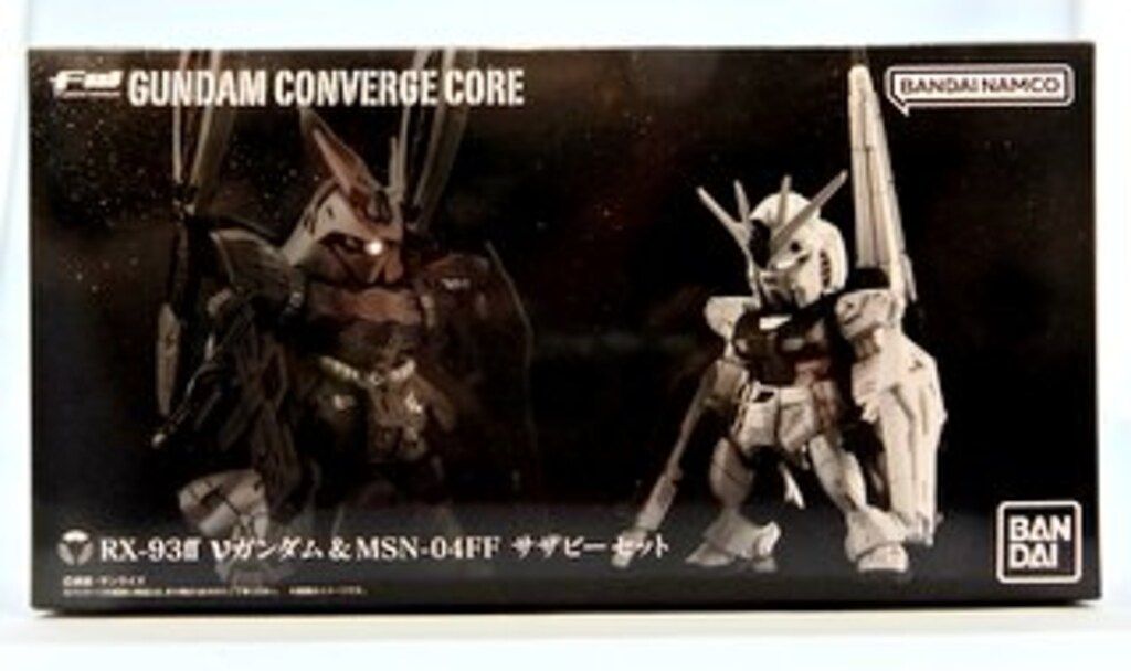 BANDAI - FW GUNDAM COMVERGE CORE νガンダム &amp; サザビーセット FW GUNDAM CONVERGE CORE RX-93ff νガンダム & MSN-04FF