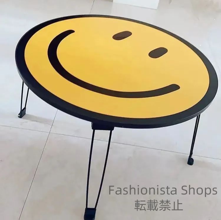 スマイルフェイス折りたたみテーブル
