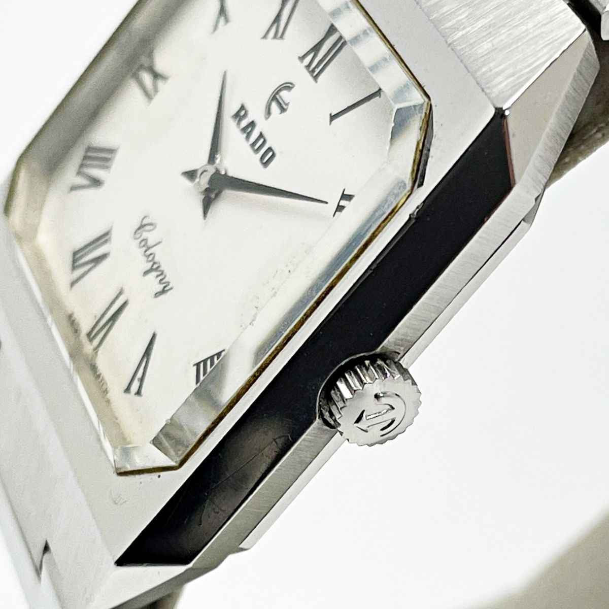 RADO Cologny ステンレススチール 腕時計 RADO ラドー Cologny コロニー シルバー×ホワイト 手巻き