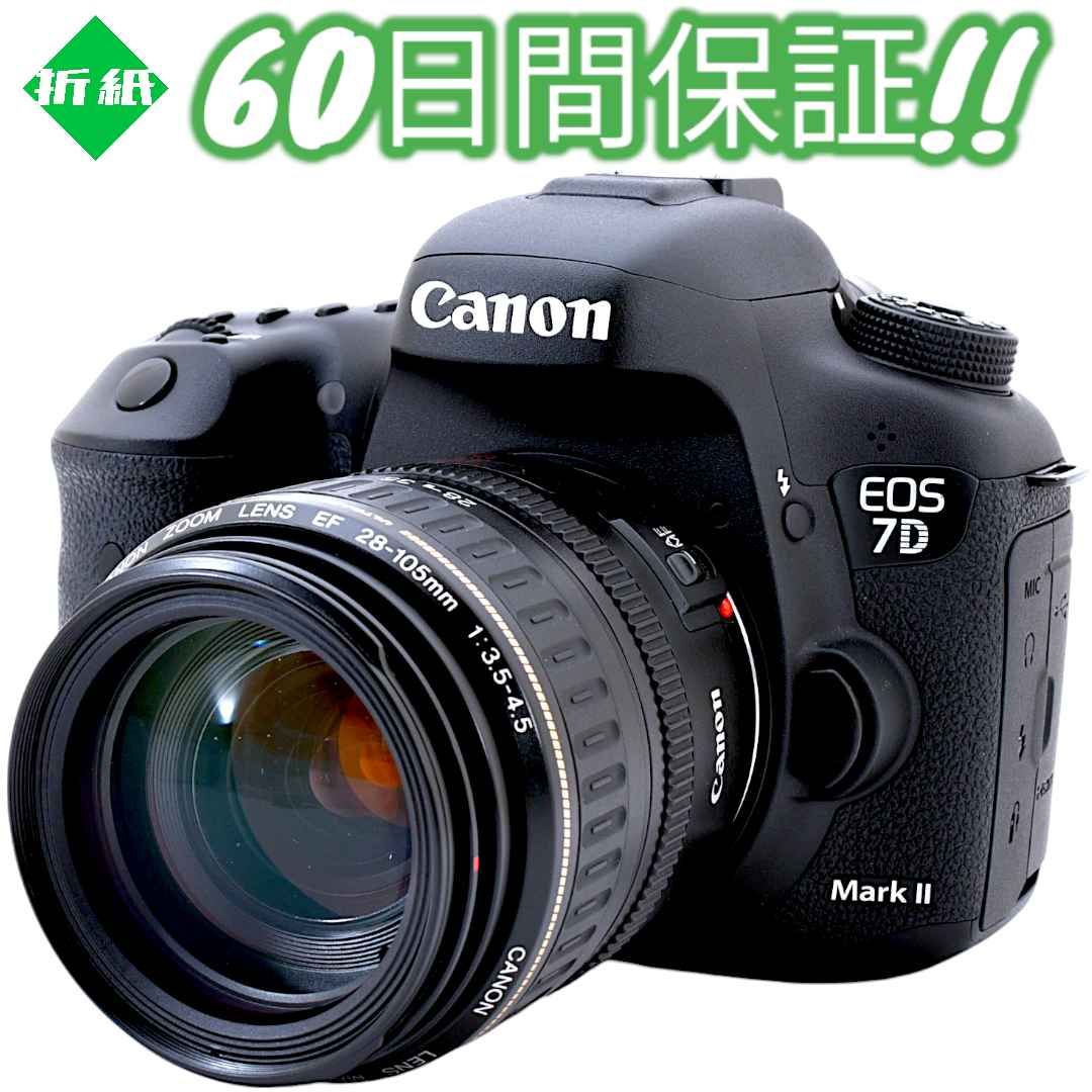 美品 Canon キャノン EOS 7D Mark II 28-105mm USM レンズキット Wi-Fi 