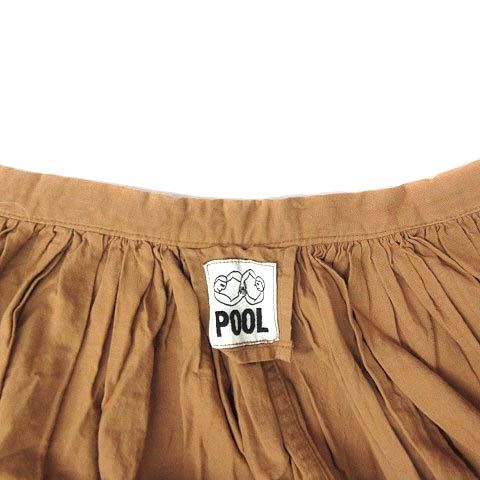 IDEE POOL イデープール 巻きギャザーエプロンスカート 無印良品 緑 IDEE POOL イデープール 巻きギャザーエプロンスカート 無印良品