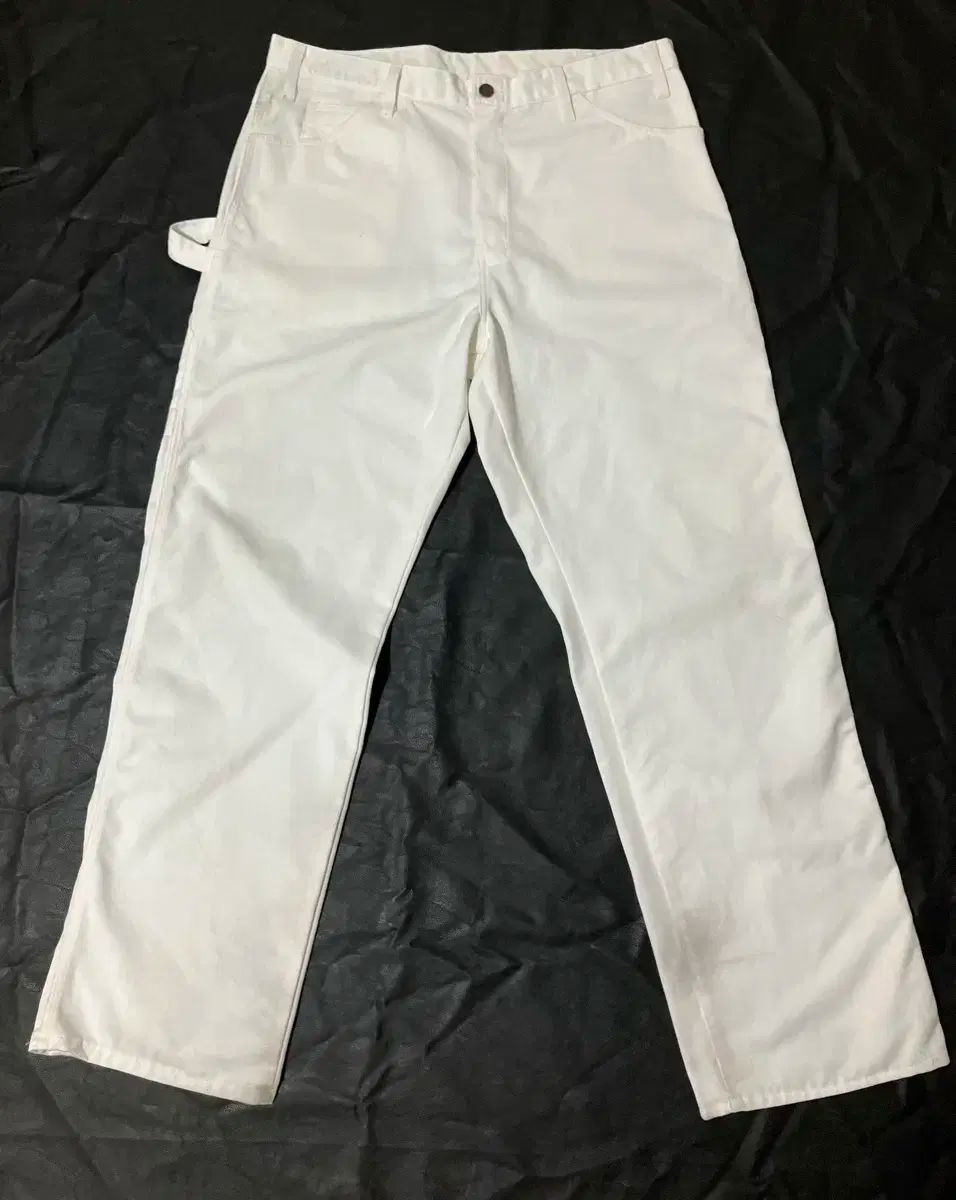 90 00s USA DICKIES ディッキーズ ペインター カーペンター パンツ 白