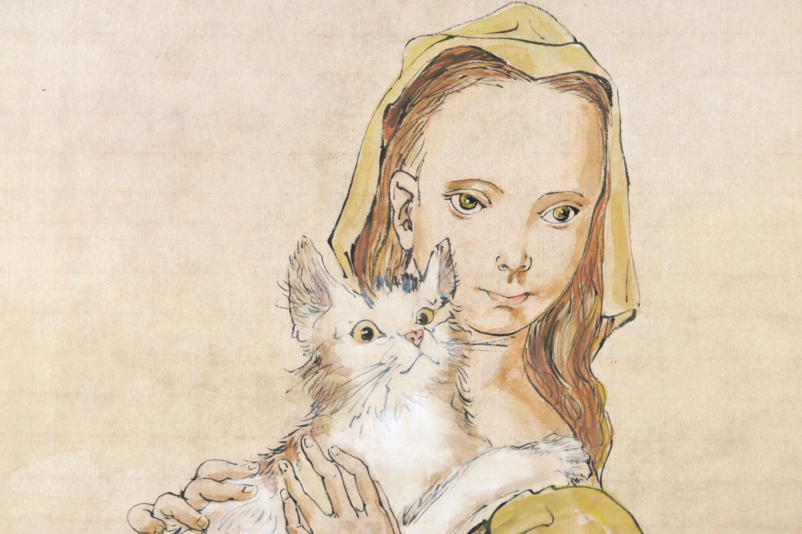 ミュシャ 1896年 オリジナル リトグラフ 『 家族の食卓にて