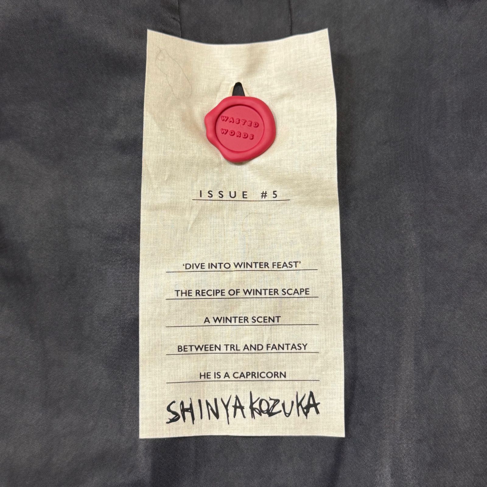 参考上代69300円 未使用品 SHINYAKOZUKA [ ANOLAK ] AUTUMN TINTS 