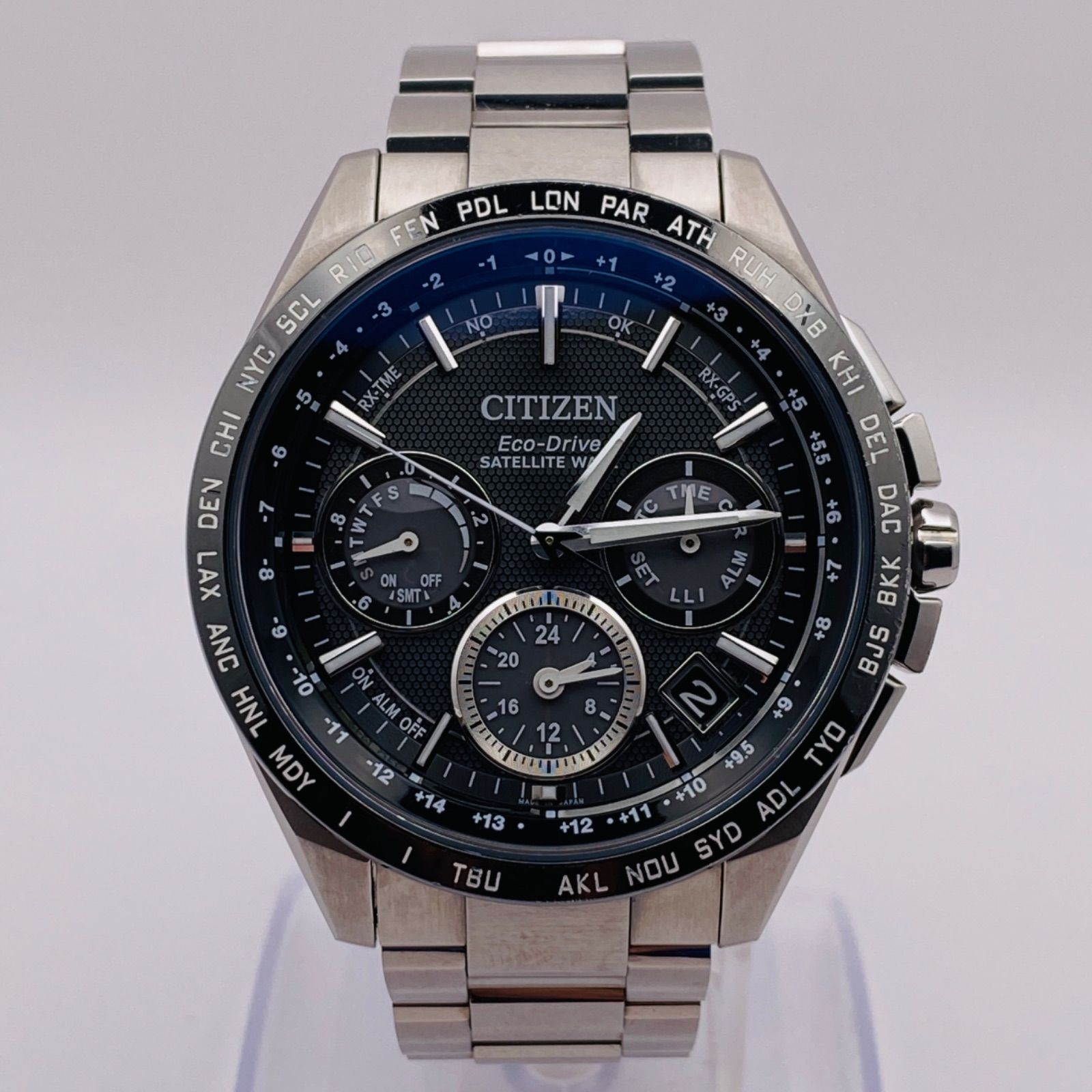 T238）良品 稼動品 CITIZEN シチズン GPSソーラー ECO-DRIVE ATTESA アテッサ Satellite Wave  サテライトウェーブ CC9015-54E F900-T021531 人気 時計 メンズ ユニセックス - メルカリ