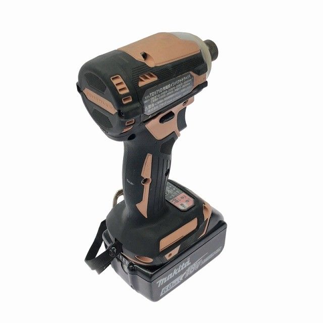 充電式インパクトドライバー TD171D