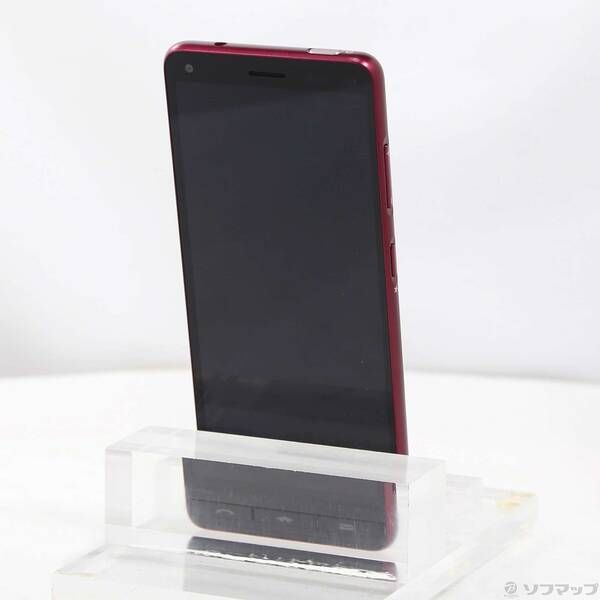 中古品〕 BASIO4 32GB ワインレッド KYV47SRU UQ mobile SIM