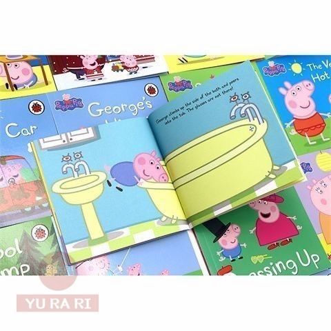 在庫処分 Peppa Pig 絵本 ペッパピッグ 100冊 青箱 黄色箱 マイヤペン対応#602 - メルカリ