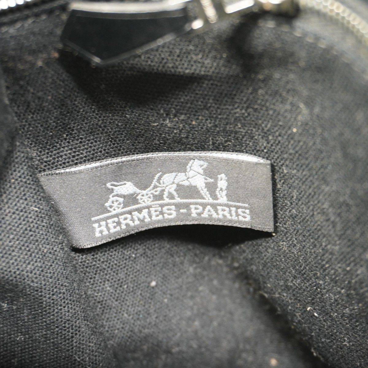 5gd5547-h】エルメス ハンドバッグ サクソーPM キャンバス ブラック  