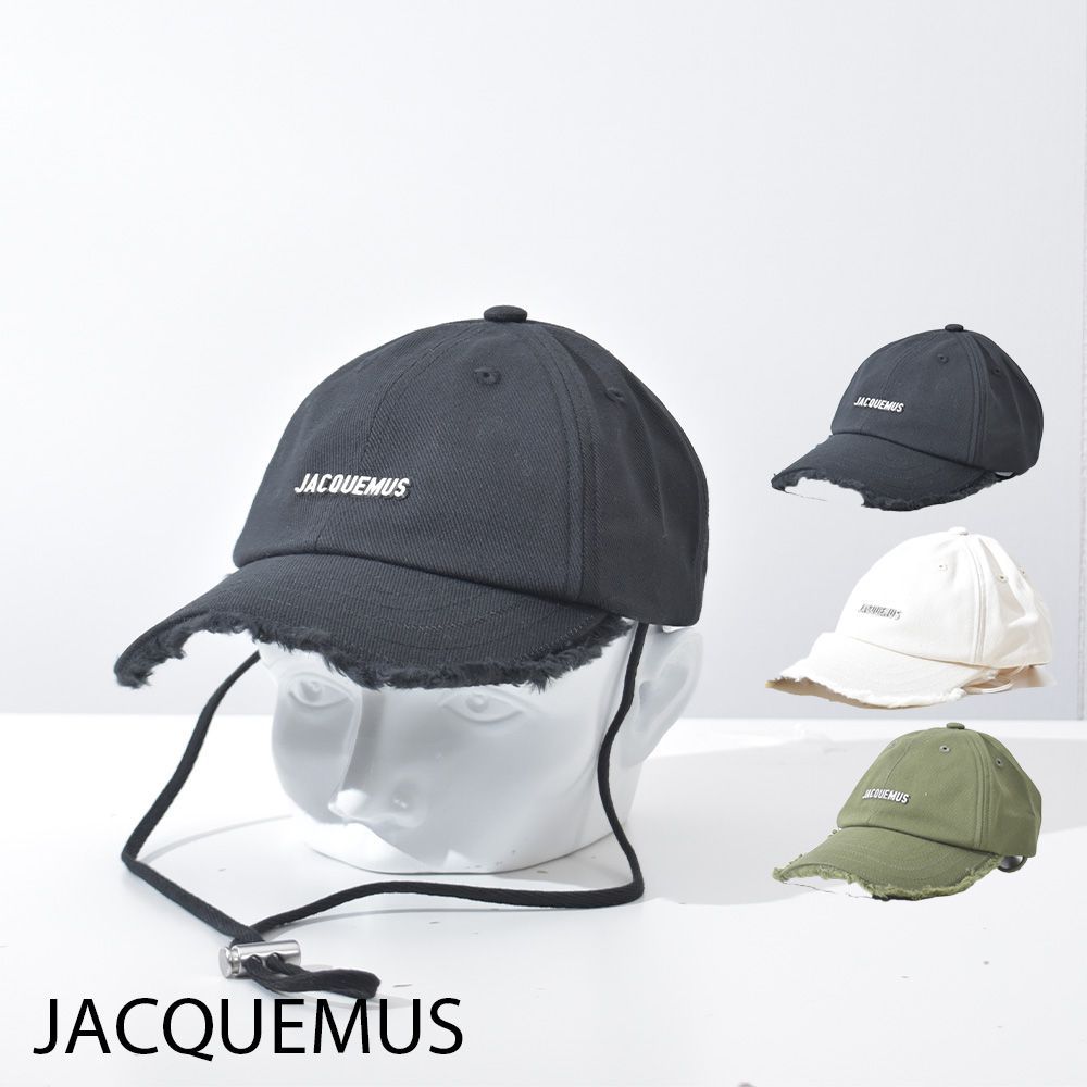 高評価定番jacquemus ジャックムス　バケットハット　56　帽子 帽子