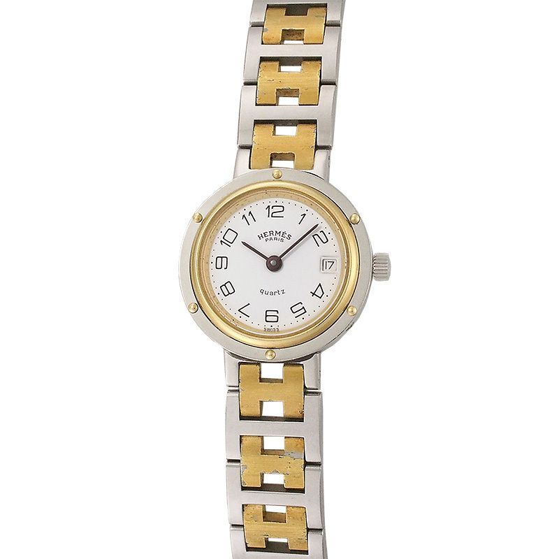 エルメス HERMES クリッパー クオーツ 電池交換済