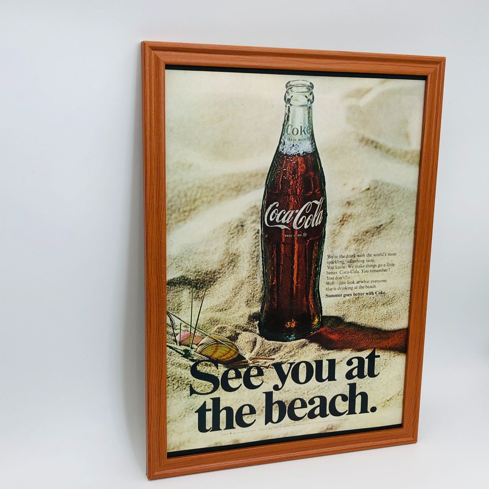 ビンテージ 広告 ポスター コカコーラ 清涼飲料水 (Coca-Cola