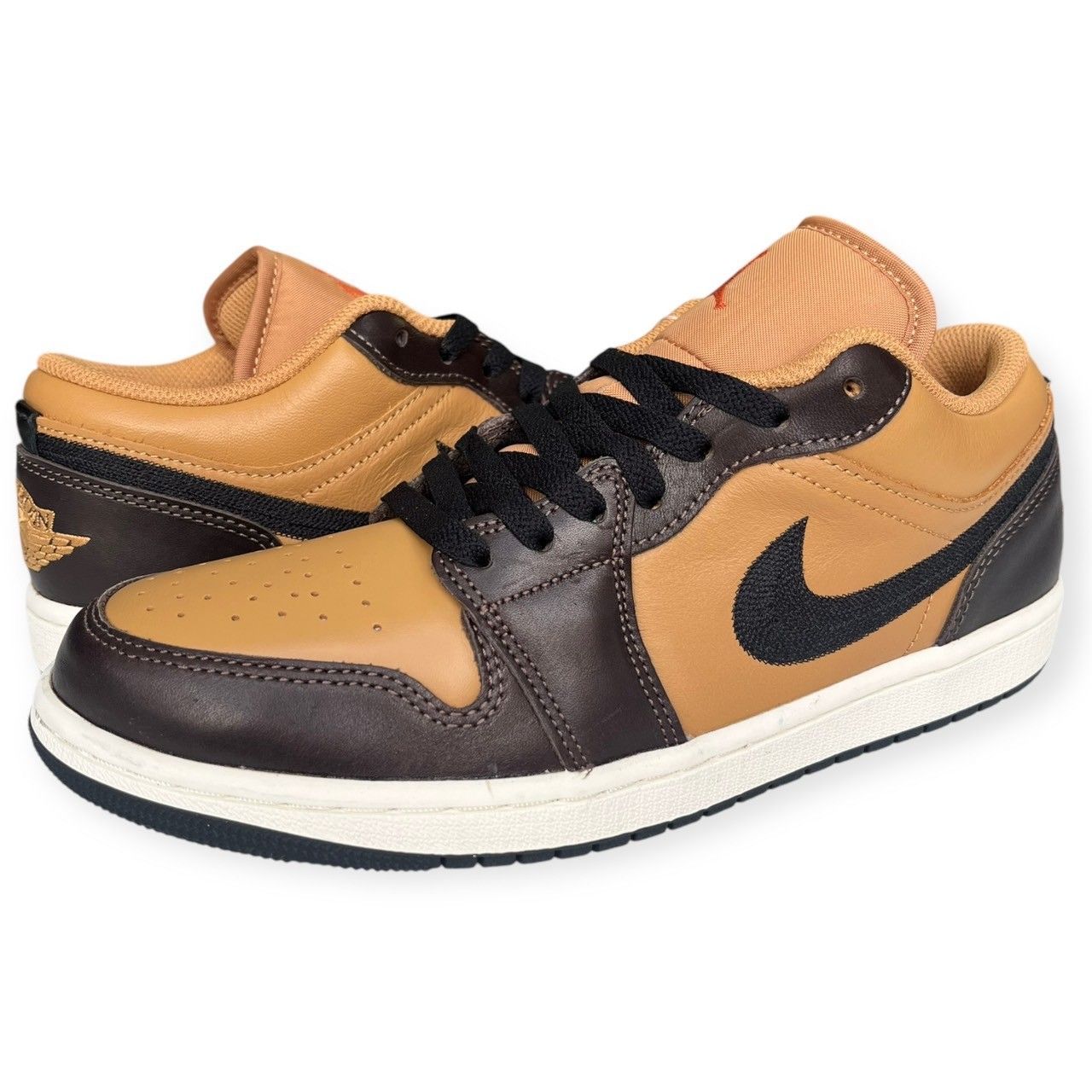 ナイキ エア ジョーダン1 low 553558-092 フラックス ブラウン 