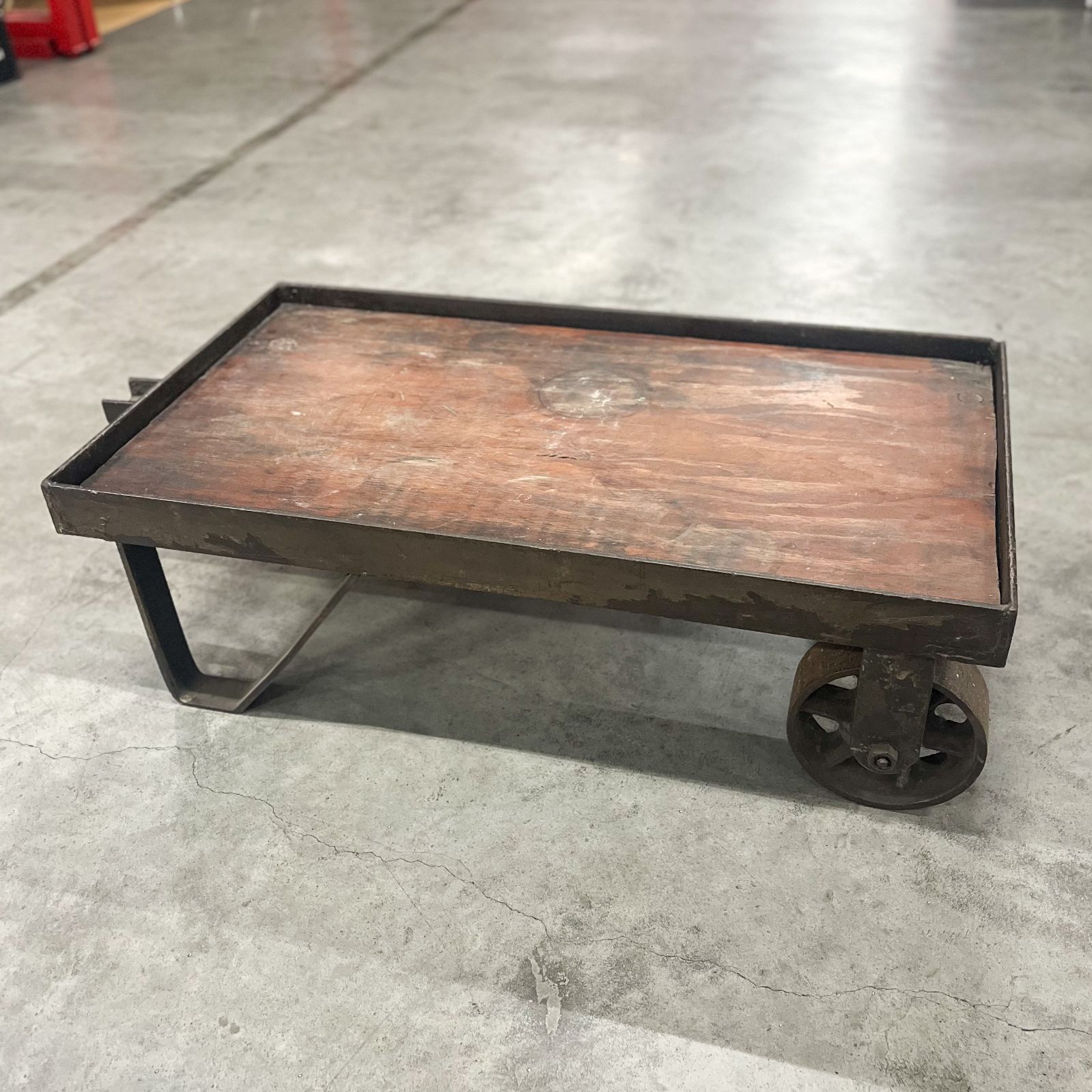 Vintage Industrial Dolly Cart ビンテージ ローテーブル ビンテージ什器 台車
