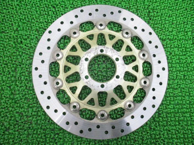 ホーネット250 フロントブレーキディスク ホンダ 純正 バイク 部品 MC31 そのまま使える 曲がり無し H 車検 Genuine lR