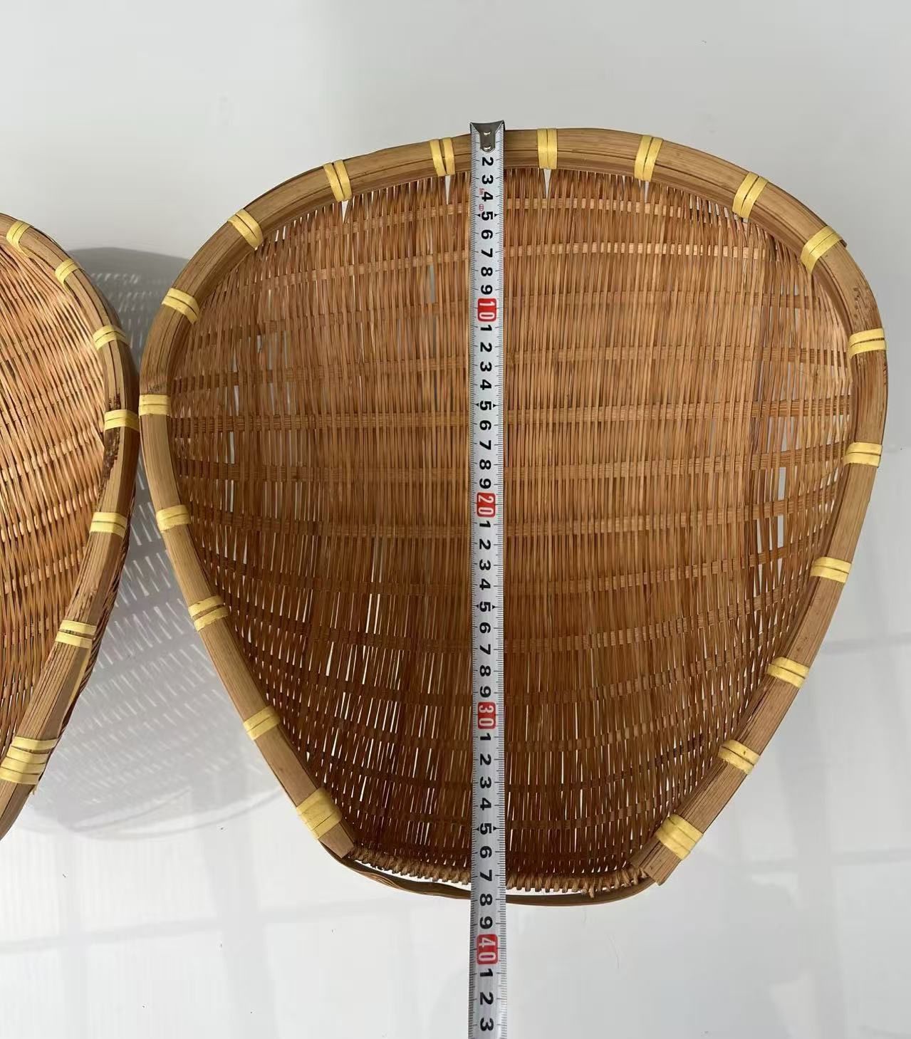 片口ざる 竹細工 竹かご 竹ざる 古道具 昭和レトロ 竹編み 3個セット