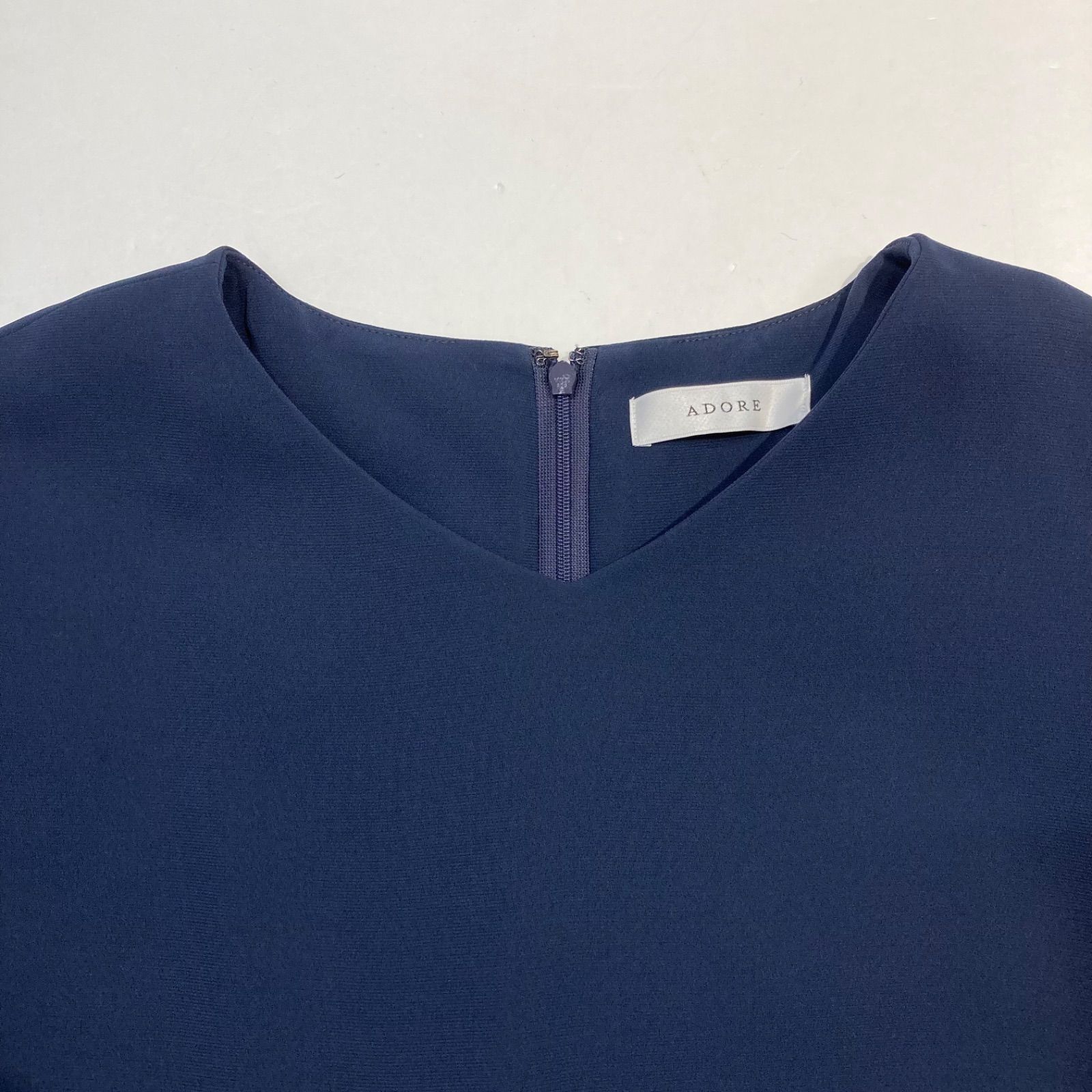 ADORE アドーア リフトジョーゼットバルーンスリーブワンピース 531