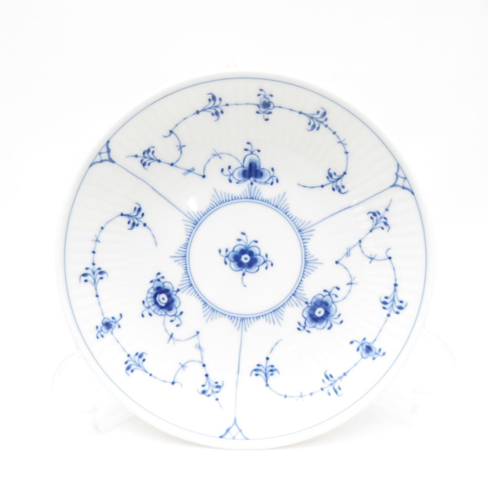 ROYAL COPENHAGEN ロイヤルコペンハーゲン ブルーフルーテッドプレイン 中皿 4枚 セット 15cm クーププレート SC8920Q1