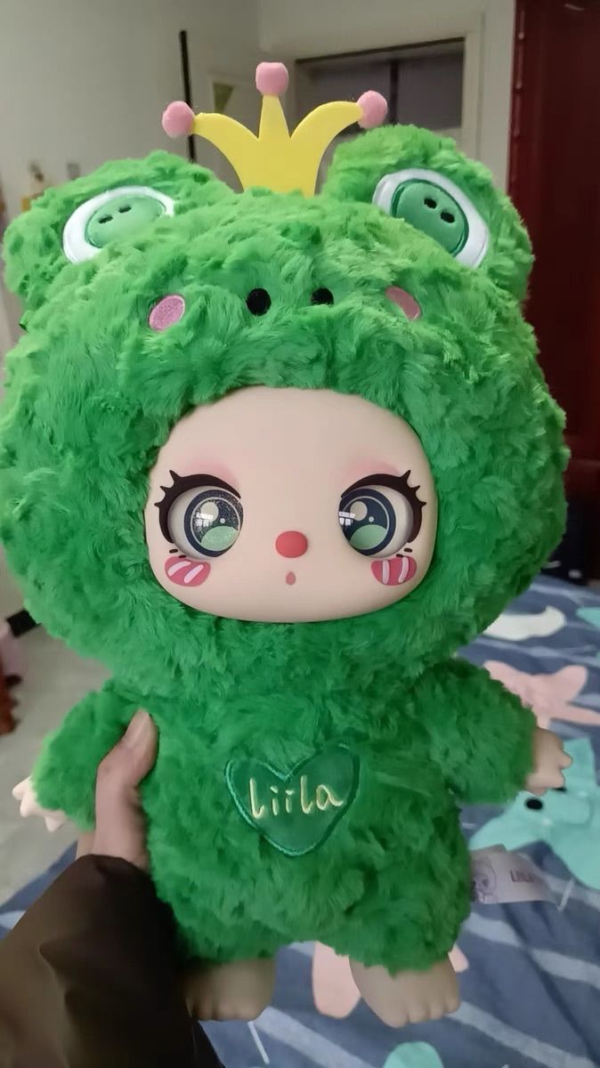 【開封済】Liila’s Zoo 莉拉 600% “リラの動物園” 海外限定 シリコン/ぬいぐるみ本体 人形 人偶 Doll 置物【モデル：小青蛙】1点