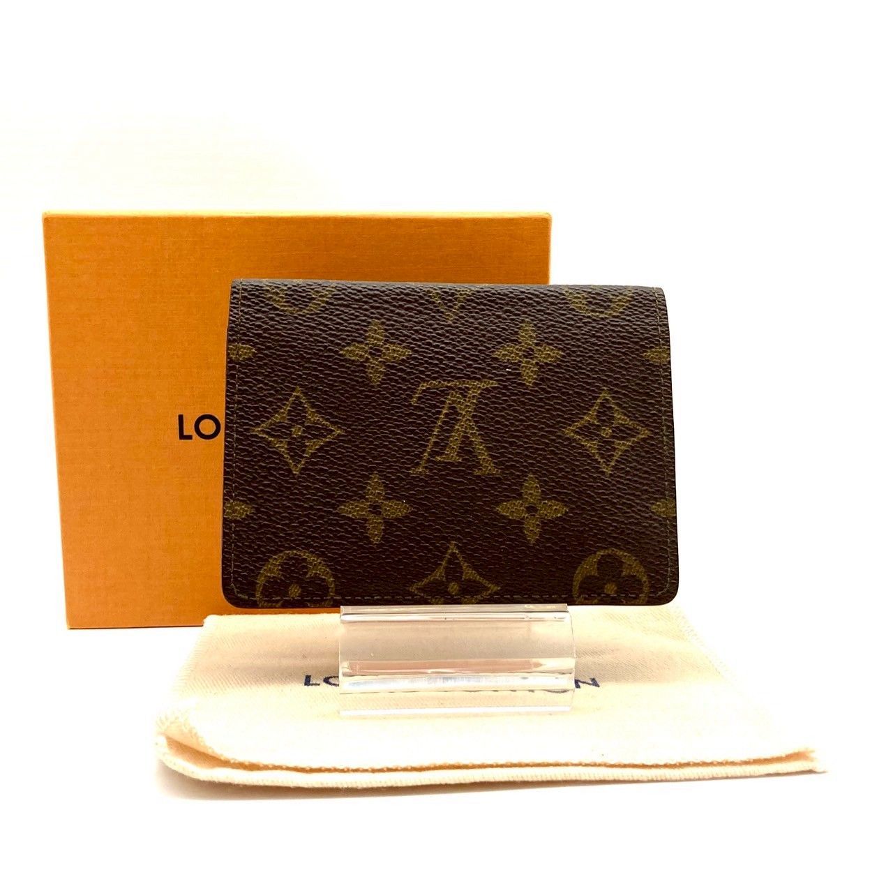 ルイヴィトン パスケース 定期入れ カードケース レザー ブラウン  