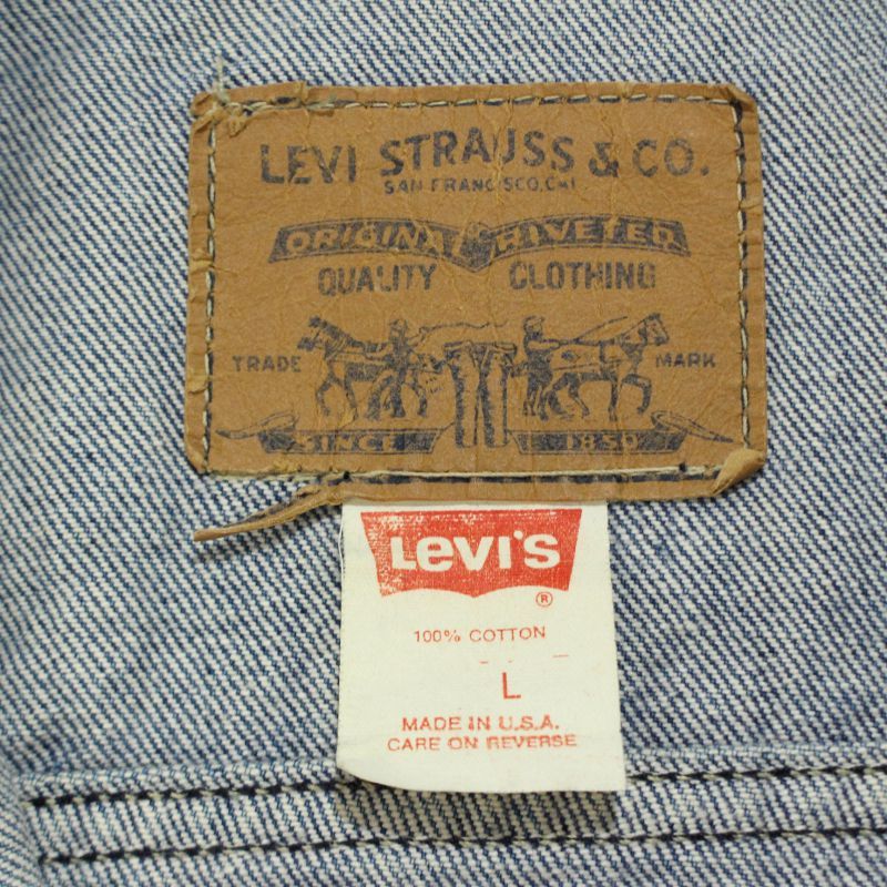専用ページになります✴︎ 90s USA製 vintage Levi's 77930 デニムジャケット レディース 表記L