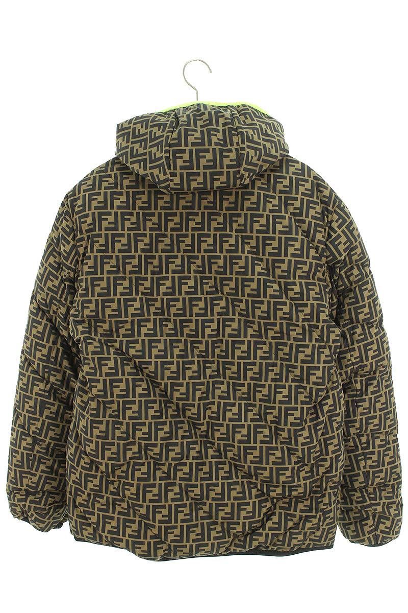 フェンディ FENDI ダブルF ズッカ リバーシブルダウン FAA634 A8J6  