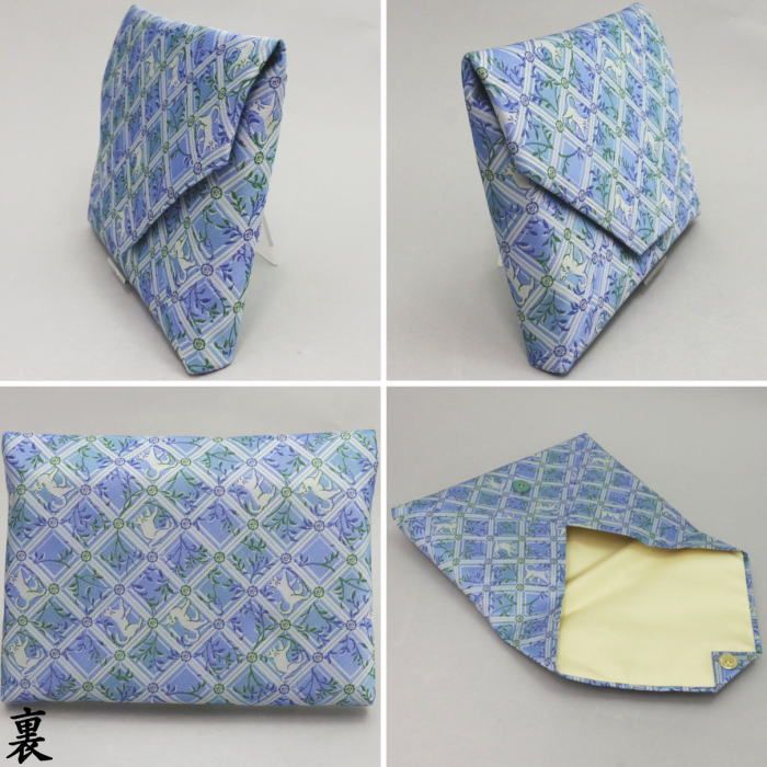 茶器 茶道具 数奇屋袋 数寄屋袋 正絹 チョーカーの猫又は埃及の猫 エジプトの猫 龍村美術織物裂使用