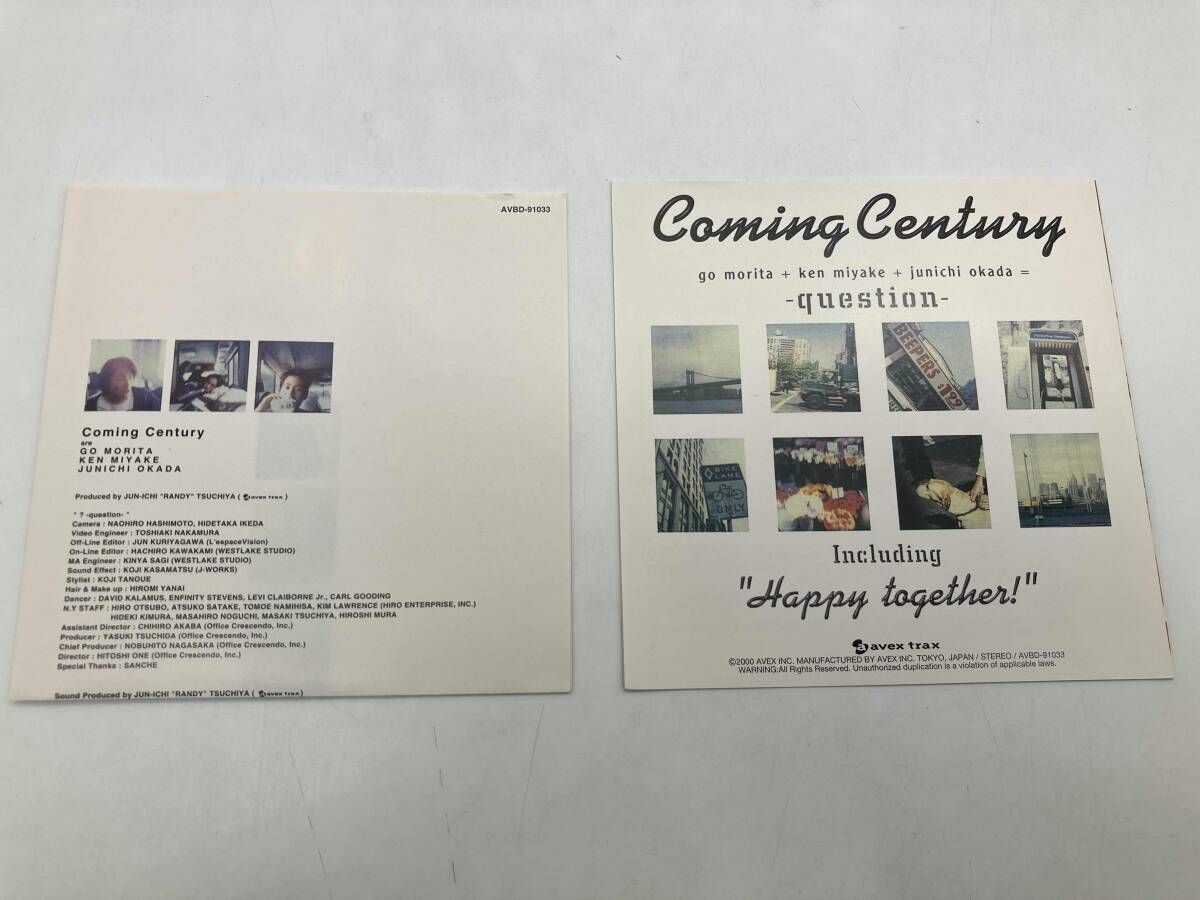 DVD V6/Coming Century '?-question-' 1枚組 森田剛/三宅健/岡田