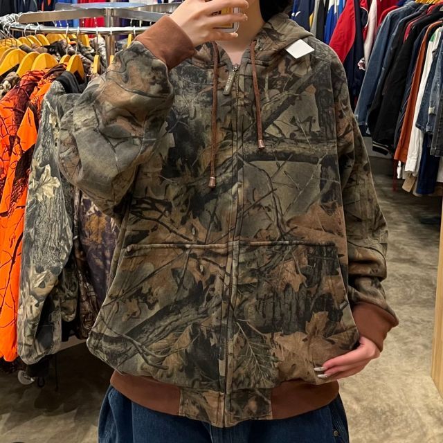 リアルツリー ジップパーカー リアルツリージップパーカー