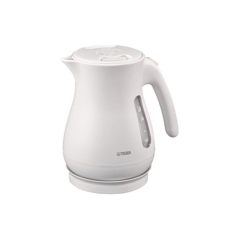 タイガー魔法瓶 PCL-A121-WM 電気ケトル 5SAFE 1.2L マットホワイト 1