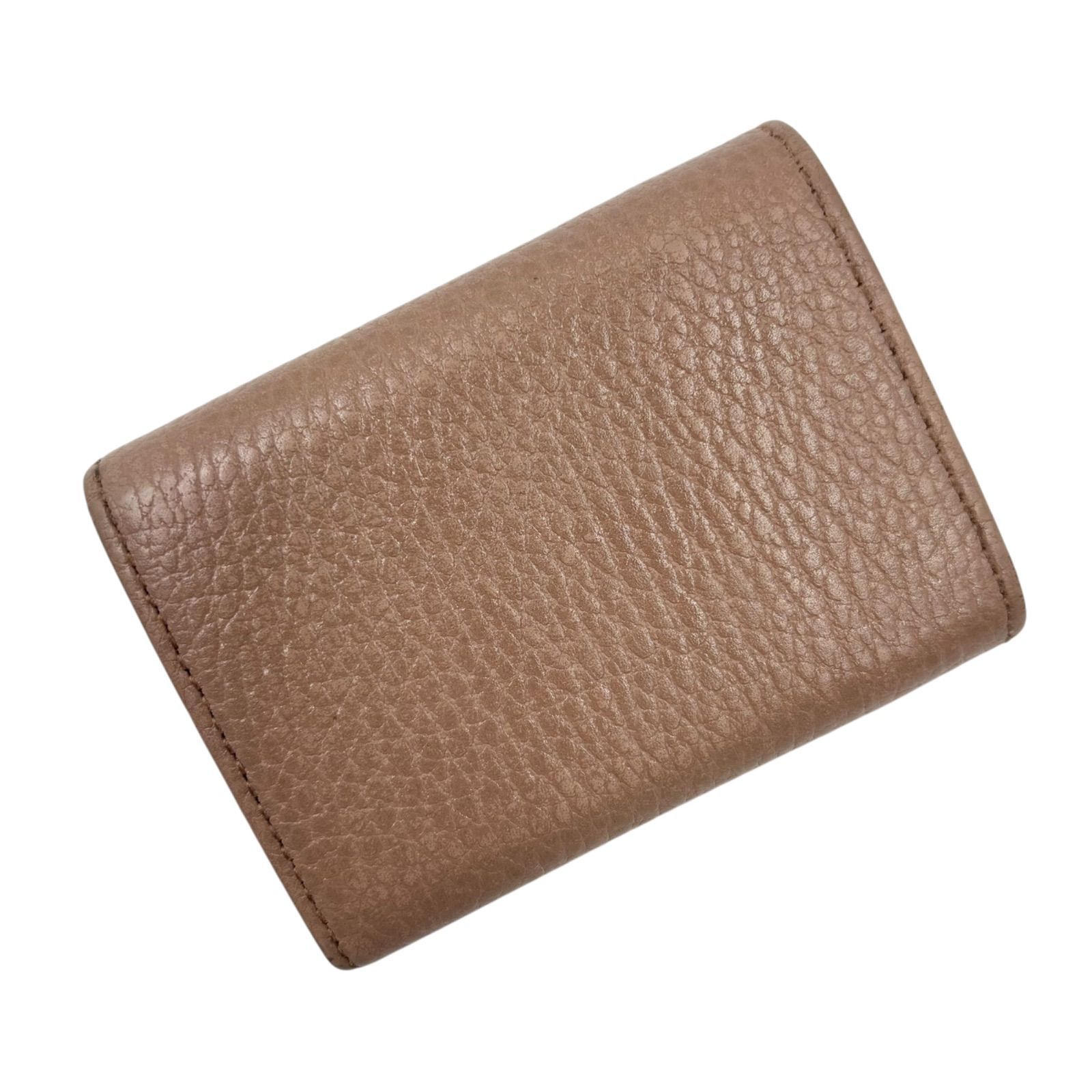 GUCCI 財布 三つ折り ミニ コンパクト GGマーモント ピンク ベージュ GUCCI 財布 三つ折り ミニ コンパクト GGマーモント ピンク ベージュ