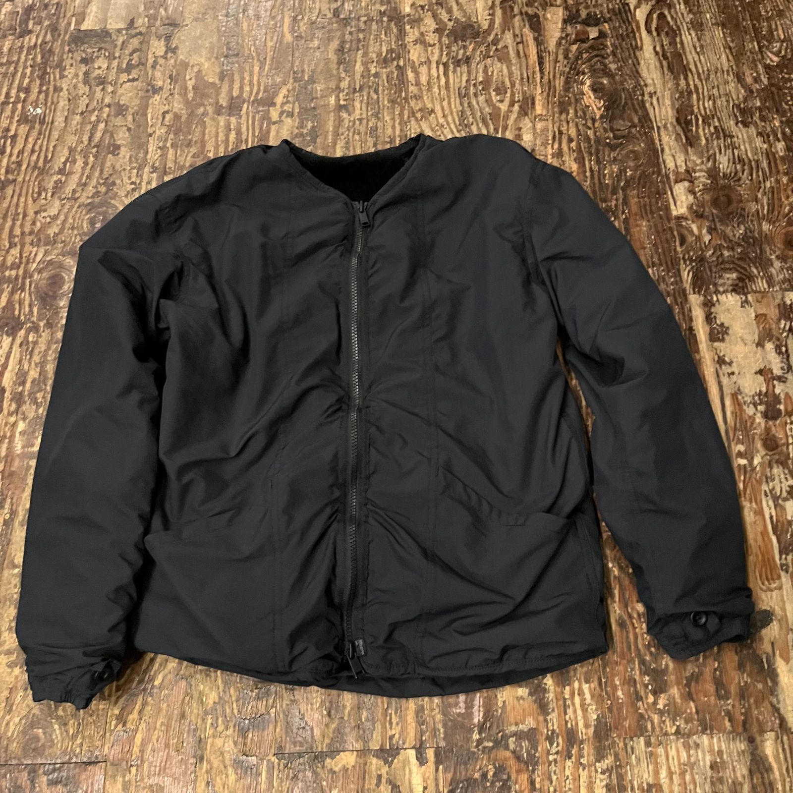 nonnative ノンネイティブ リバーシブルジップアップブルゾン 黒