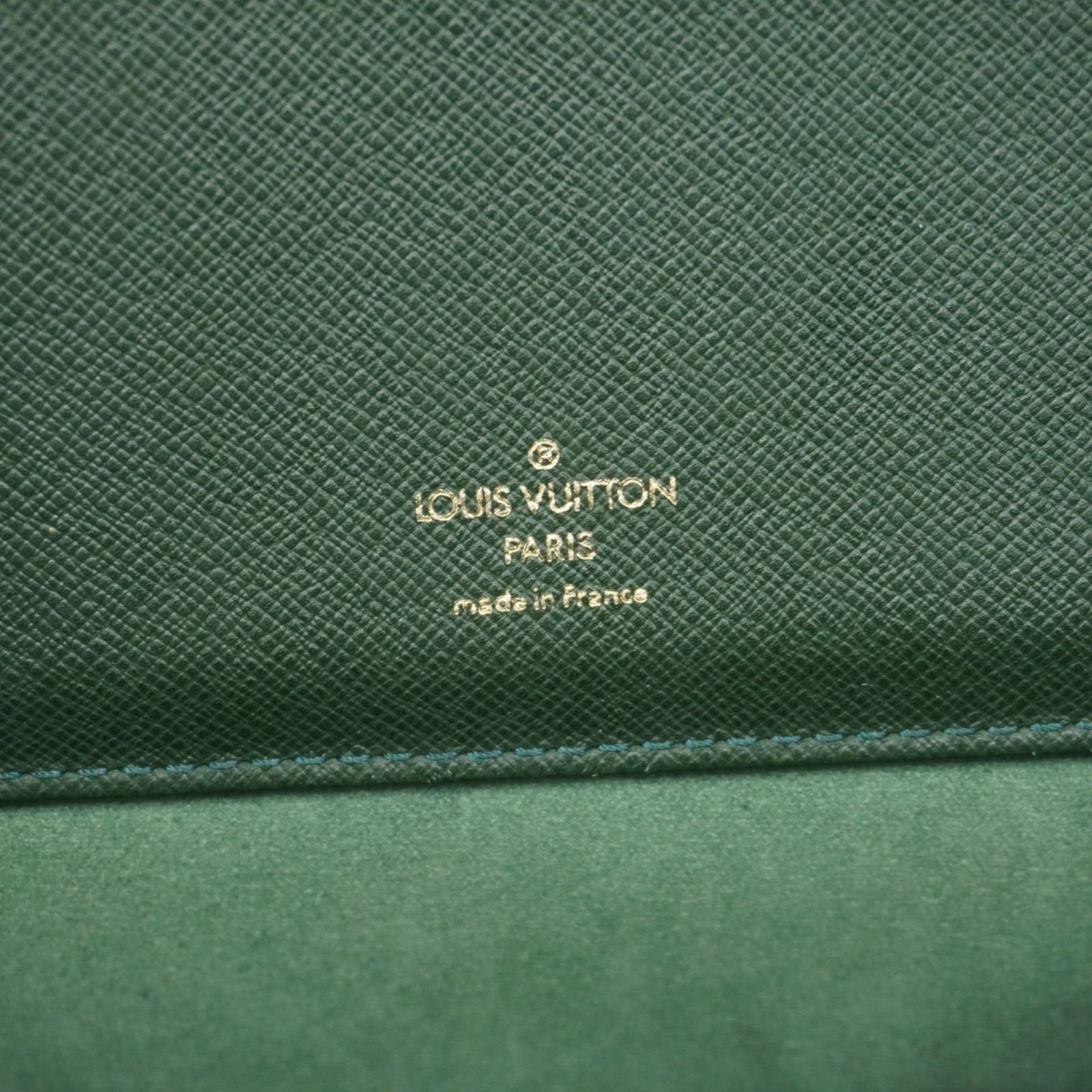A4可 ルイヴィトン レザー ビジネスバッグ タイガ セルヴィエット 緑 ルイ・ヴィトン(Louis Vuitton) ルイ・ヴィトン バッグ タイガ