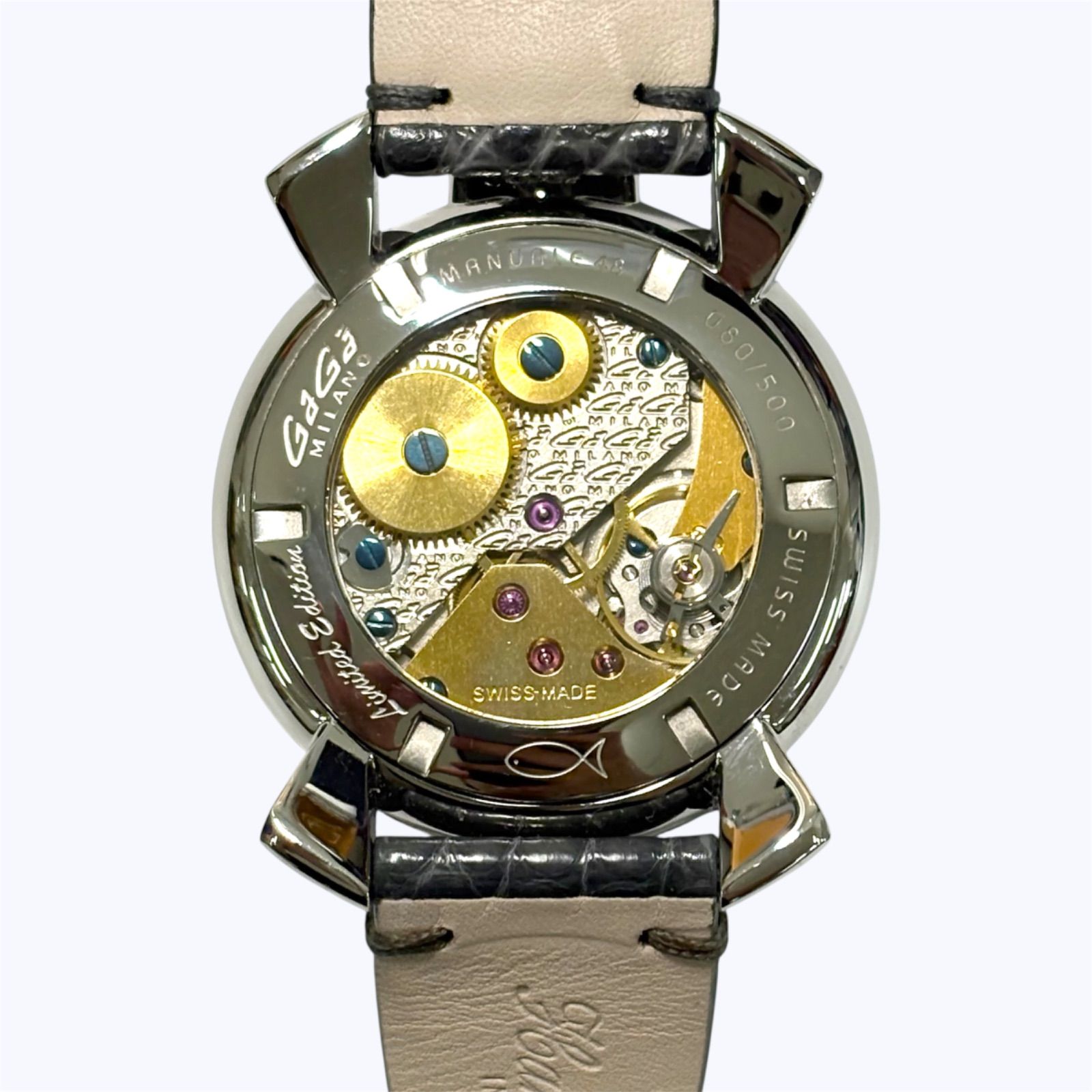 中古 GaGa MILANO ガガミラノ 5210.MIR.01S マヌアーレ48mm 限定500本  