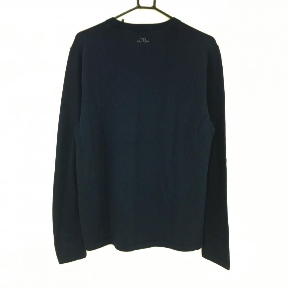 新品 J.LINDEBERG ゴルフ セーター ネイビー L メンズ （J