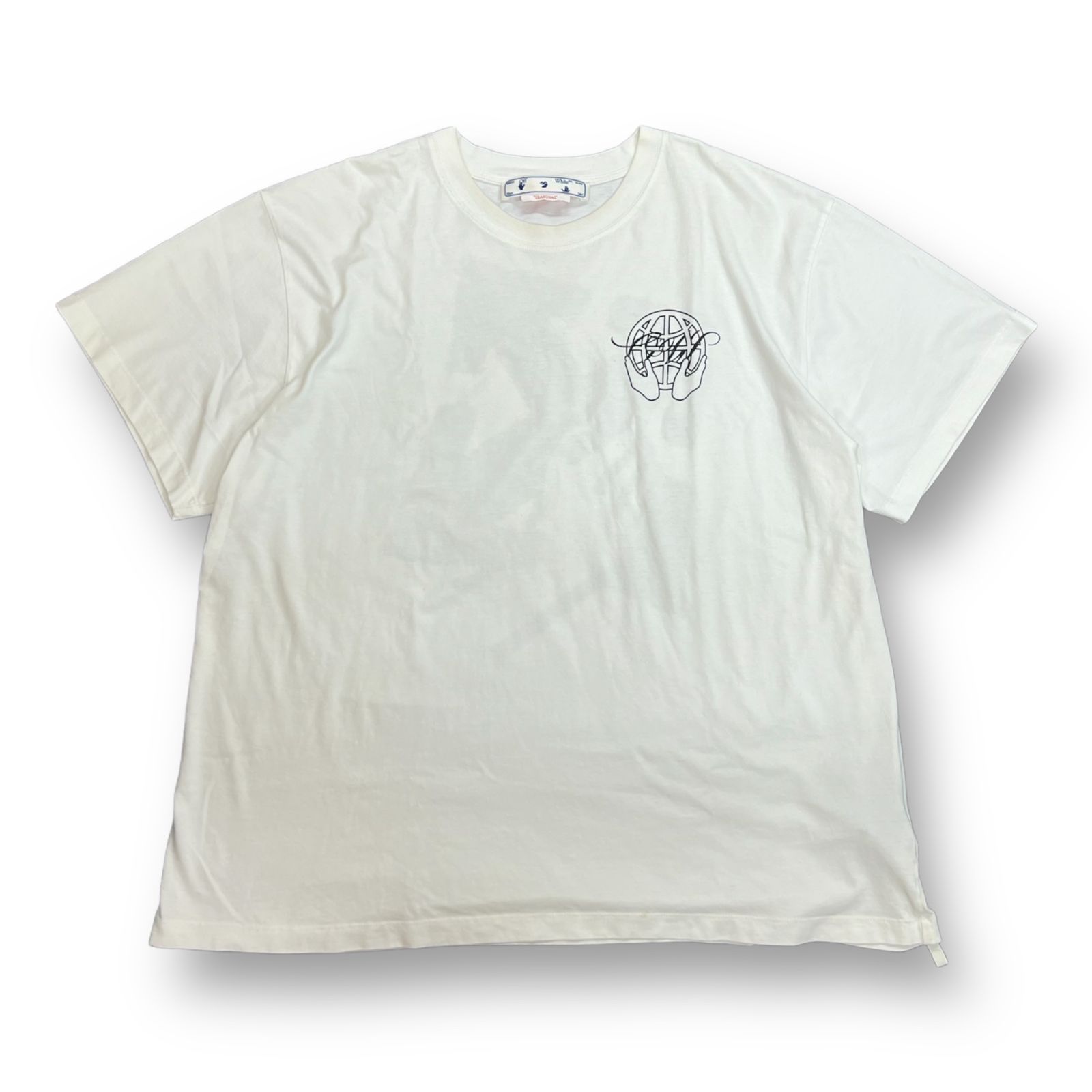 ★関税込★Off-White★HAND ARROW PRINT T SHIRT★Tシャツ★ Off-White Hand Arrow T-shirt with logo - Men