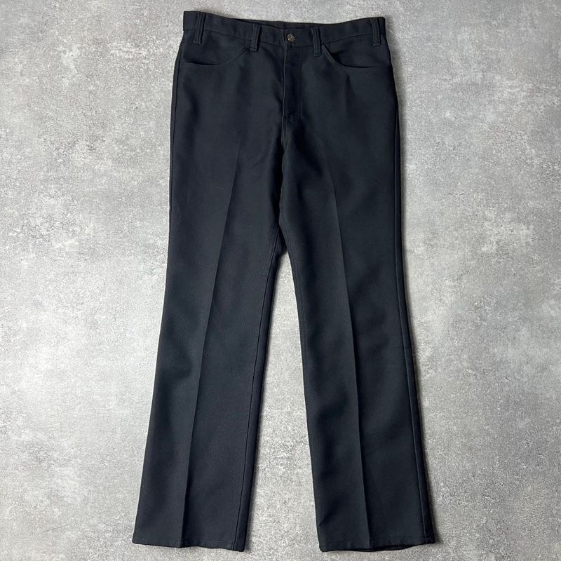 90s Levis 517 スタプレ フレア パンツ / 90年代 アメリカ製 オールド リーバイス 黒 ブラック スラックス STA-PREST