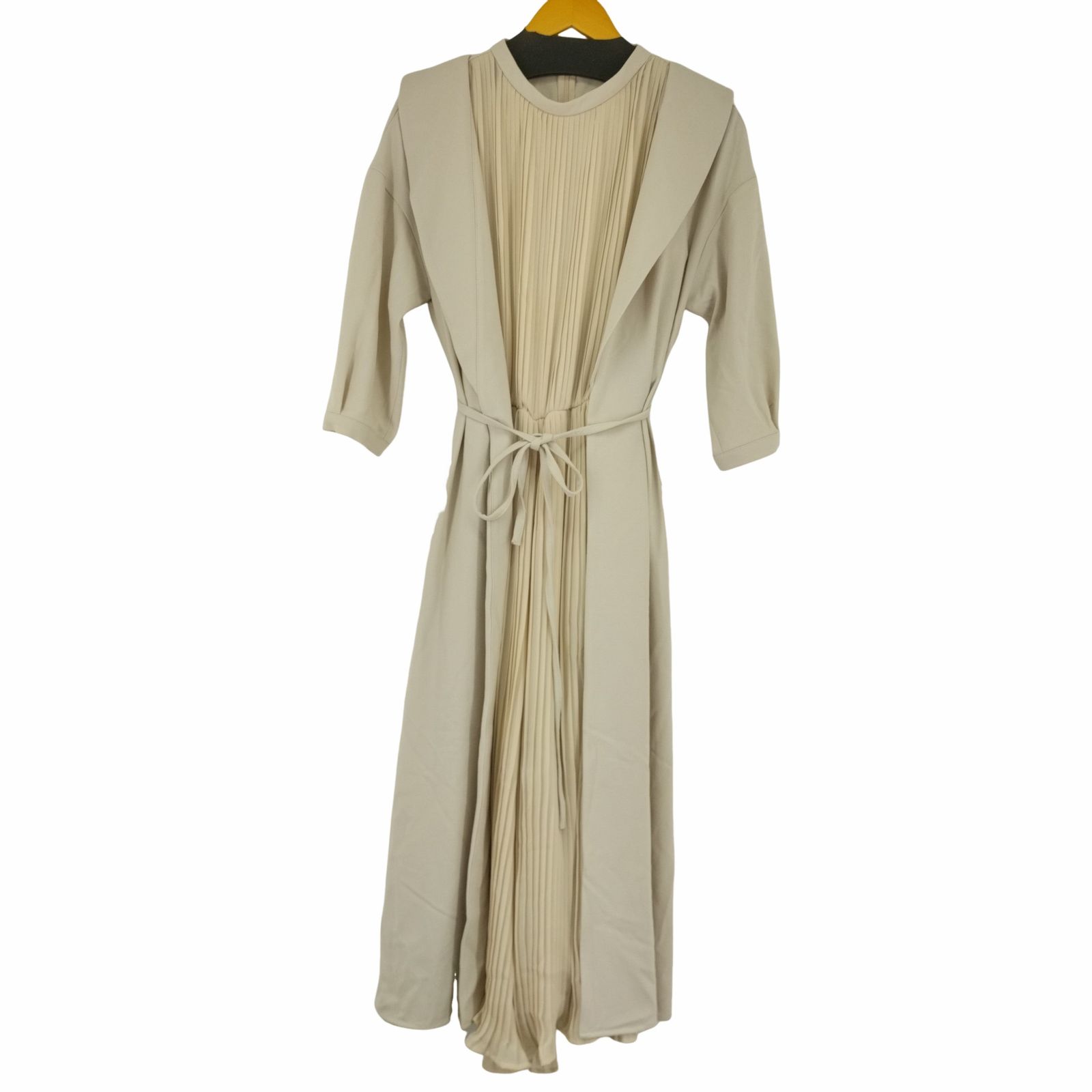 Ameri FRONT PLEATS LONG DRESS オールインワン 