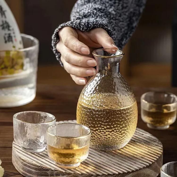 おちょこガラス 徳利 おちょこ セット 酒器セット 6点セット