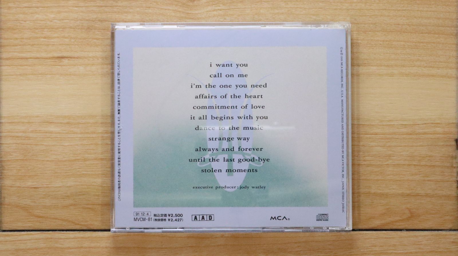 国内盤CD☆ジョディ・ワトリー/Jody Watley□ アフェアズ・オブ