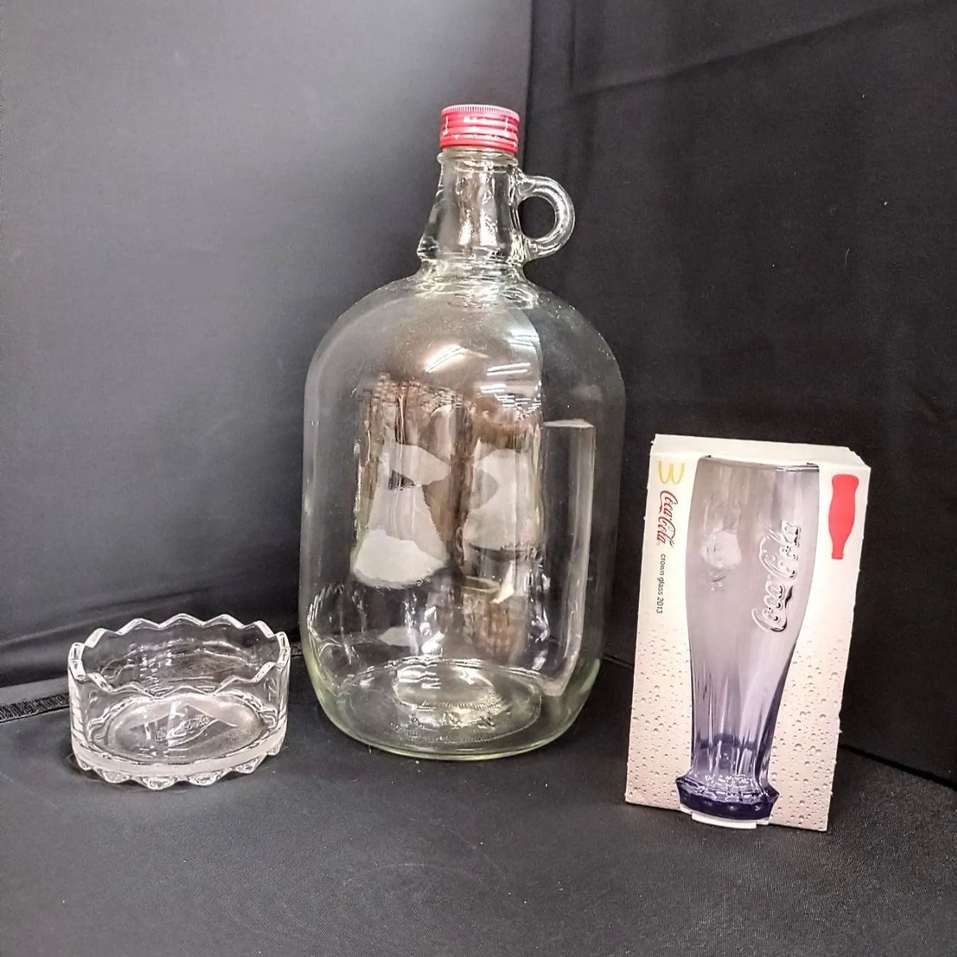 コカ・コーラ ヴィンテージトレイ ガラス✖アイアン