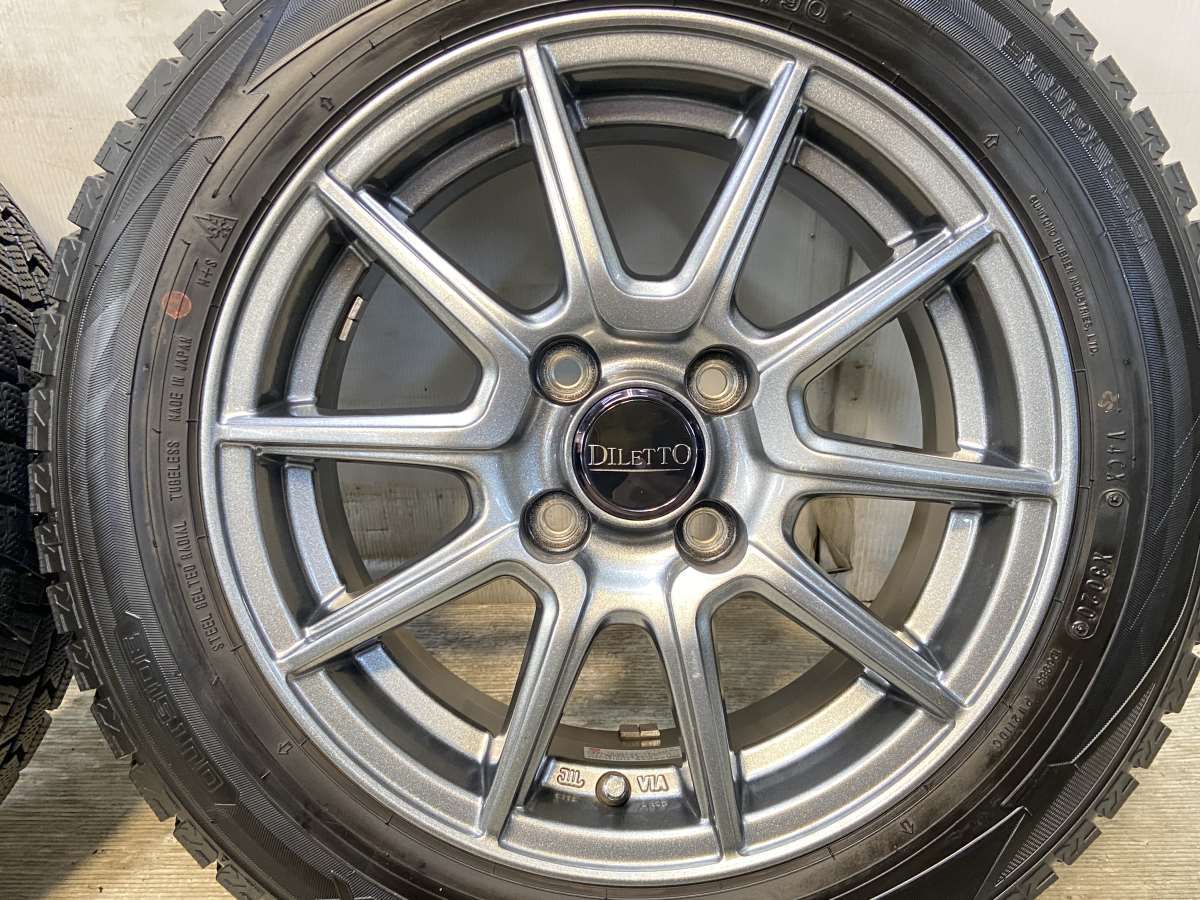 165 65R14 ダンロップ ウィンターマックス WM02 DILETTO 14x5.5 38 100-4穴 タイヤ スタッドレスタイヤ ホイールセット 4本セット w14250929133 FFCRYSTALESIA_COM